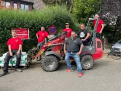 Motivation fürs Handwerk: Ralf Moeller und Hans Schäfer Workwear packen an!