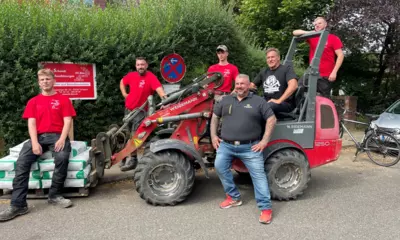 Motivation fürs Handwerk: Ralf Moeller und Hans Schäfer Workwear packen an!